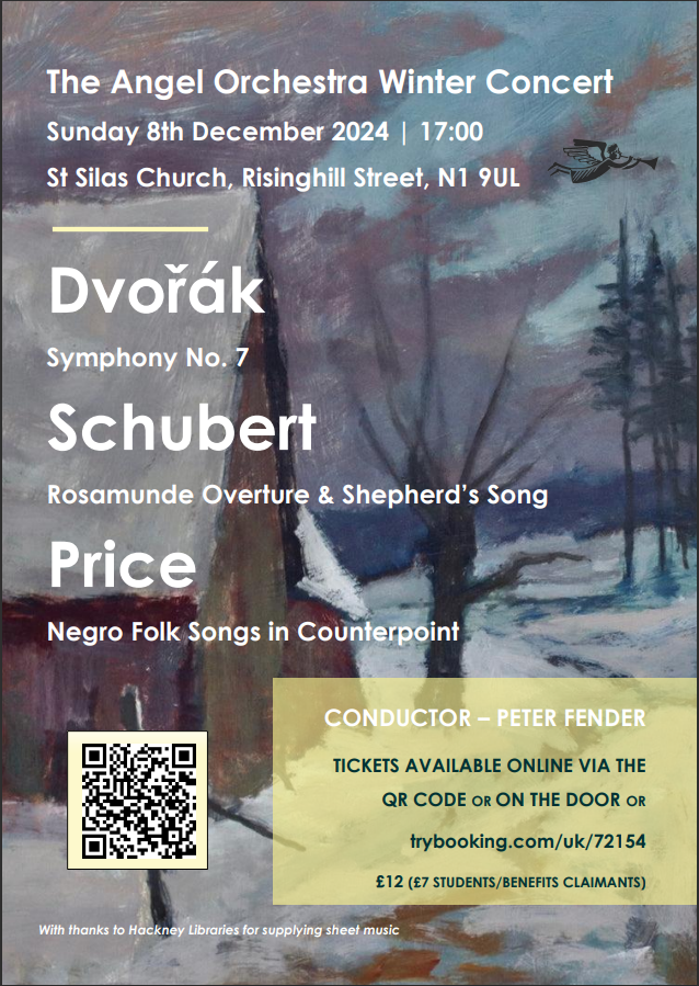 Dvorak: Symphony no. 7<br />Schubert: Rosamunde Overture & Shepherd’s Song<br />Florence Price: Negro Folk Songs in Counterpoint Dvorak: Symphony no. 7<br />Schubert: Rosamunde Overture & Shepherd’s Song<br />Florence Price: Negro Folk Songs in Counterpoint